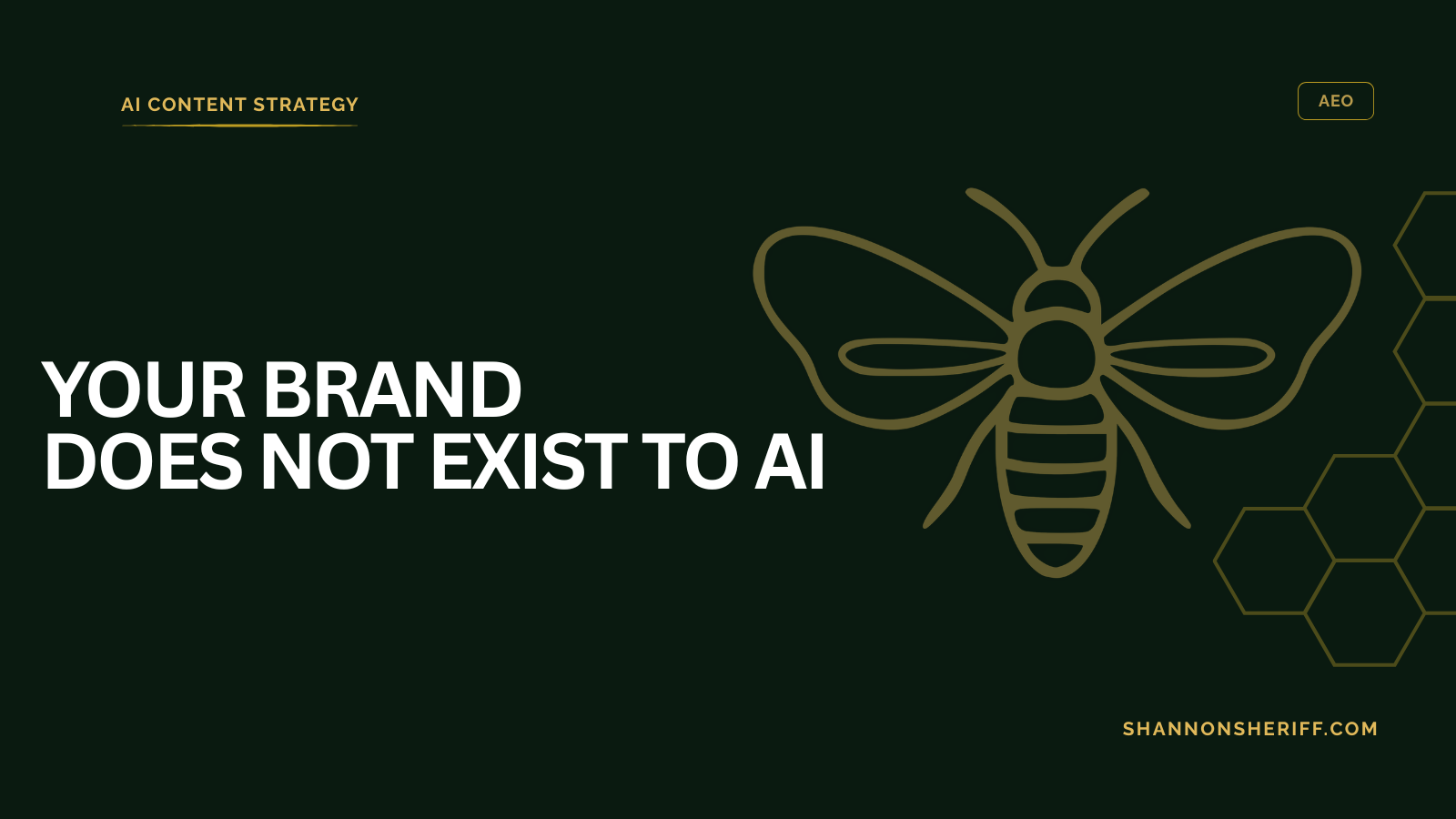 Your Brand Does Not Exist to AI Search Engines Yet.Here Is How to Fix That.
